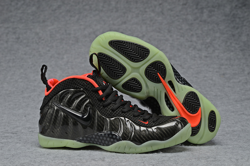 Nike Air Foamposite Pro Yeezy Black Orange Shoes